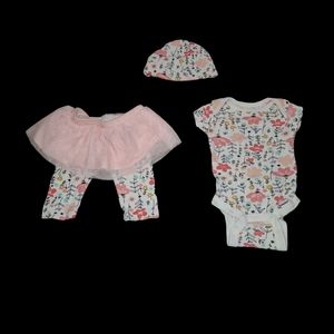 Gerber Newborn Outfit with hat